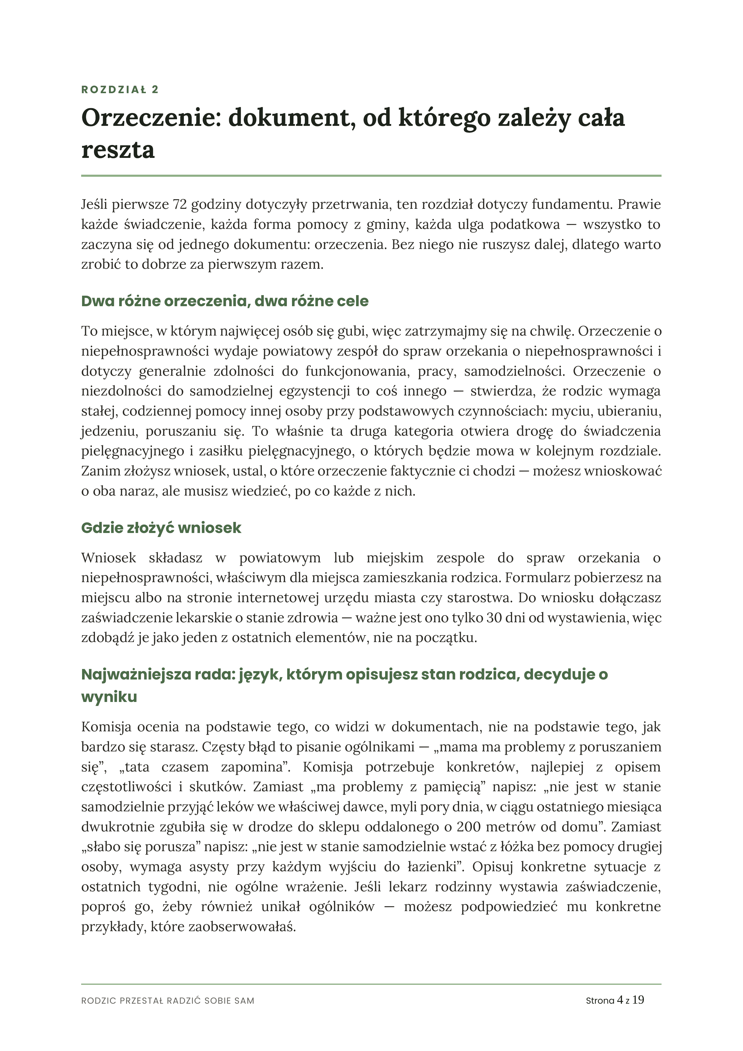 Podgląd checklisty